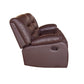 Fantasy 2 Seater Recliner Sofa In Faux Leather Lounge Wooden Frame Couch In Multiple Colour