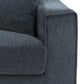 Milano 3 Seater Sofa Set Polyester Fabric Multilayer Two Pillows Attached Individual Pocket Spring