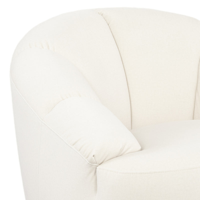 Pearl 360° Swivel Fabric Armchair