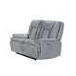 Haven 2 Seater Power Recliner Chair with USB & Type-C Charging in Grey