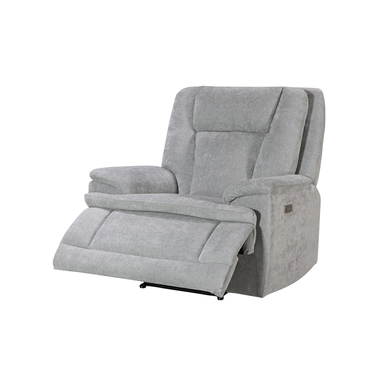Haven 1 Seater Power Recliner Chair with USB & Type-C Charging in Grey
