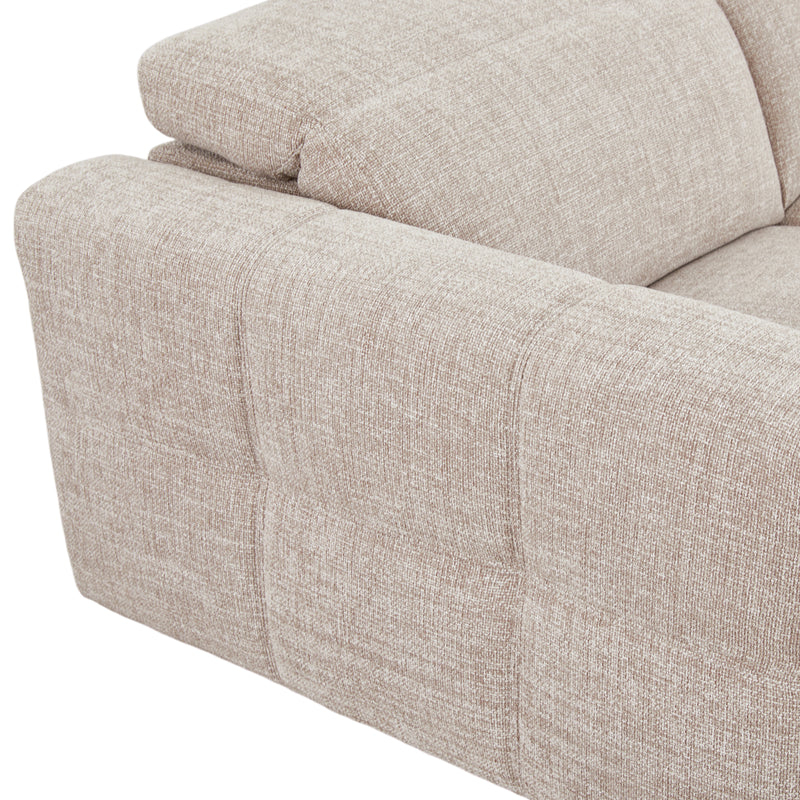 Delta 3+2+1 Seater Fabric Power Recliner with Power Headrest & Zero-Wall Design