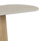 Astoria Hall Table with Sintered Stone Top & Oak Veneer Pedestal Base