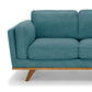 York 3+2 Seater Sofa Fabric or PU Leatherette Lounge Set with Wooden Frame in Multiple Colour