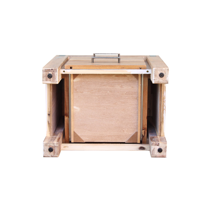 Nowra Solid Acacia Timber Bedside Table – Classic Design & Colours