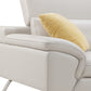 Marina 5 Seater Leatherette Corner Sofa with Chaise in Cream Colour