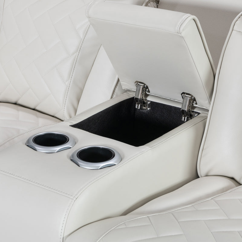 Drake 2 Seater Power Recliner Sofa with LED Light & Wireless Charging in Multiple Color