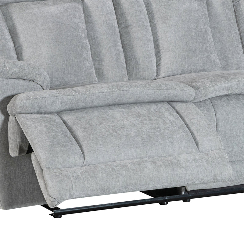 Haven 3+1+1 Seater Power Recliner Sofa Set with USB & Type-C Charging in Grey