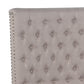 Sean Fabric Bed Headboard In French Provincial Design in Multiple Size and Colors