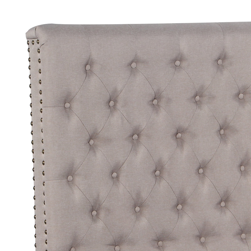 Sean Fabric Bed Headboard In French Provincial Design in Multiple Size and Colors