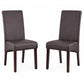 Swiss 2x wooden Frame Leatherette Dining Chairs in Multiple Colour