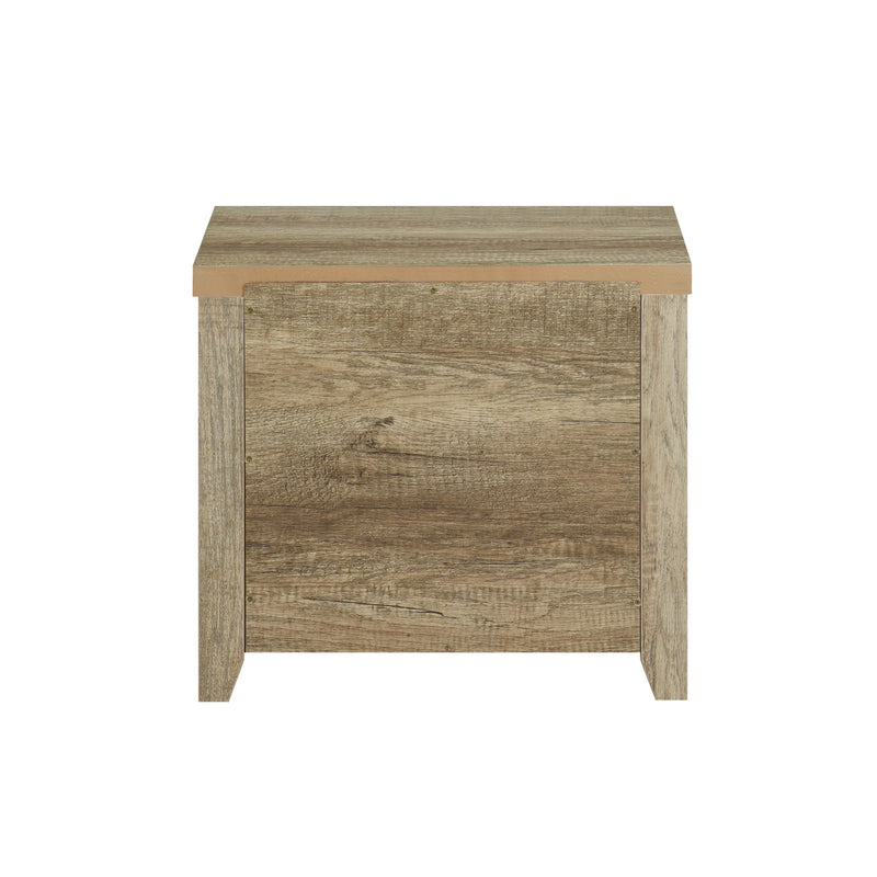 Cielo Natural Wood Like MDF Bedside Table in Multiple Colour
