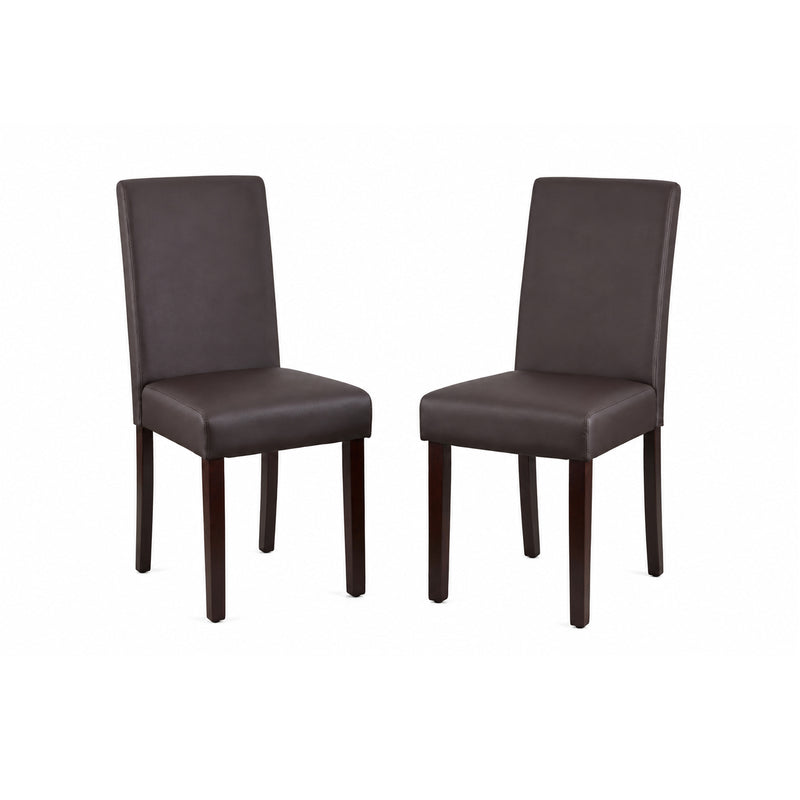 Montina 2x Premium Leatherette Wooden Dining Chairs in multiple Colour