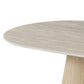 Astoria Coffee Table with Sintered Stone Top & Oak Veneer Pedestal Base