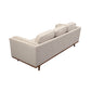 York 3+2 Seater Sofa Fabric or PU Leatherette Lounge Set with Wooden Frame in Multiple Colour