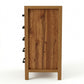 Toffee Timber Look Tallboy with 5 Drawers