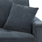 Milano 3 Seater Sofa Set Polyester Fabric Multilayer Two Pillows Attached Individual Pocket Spring