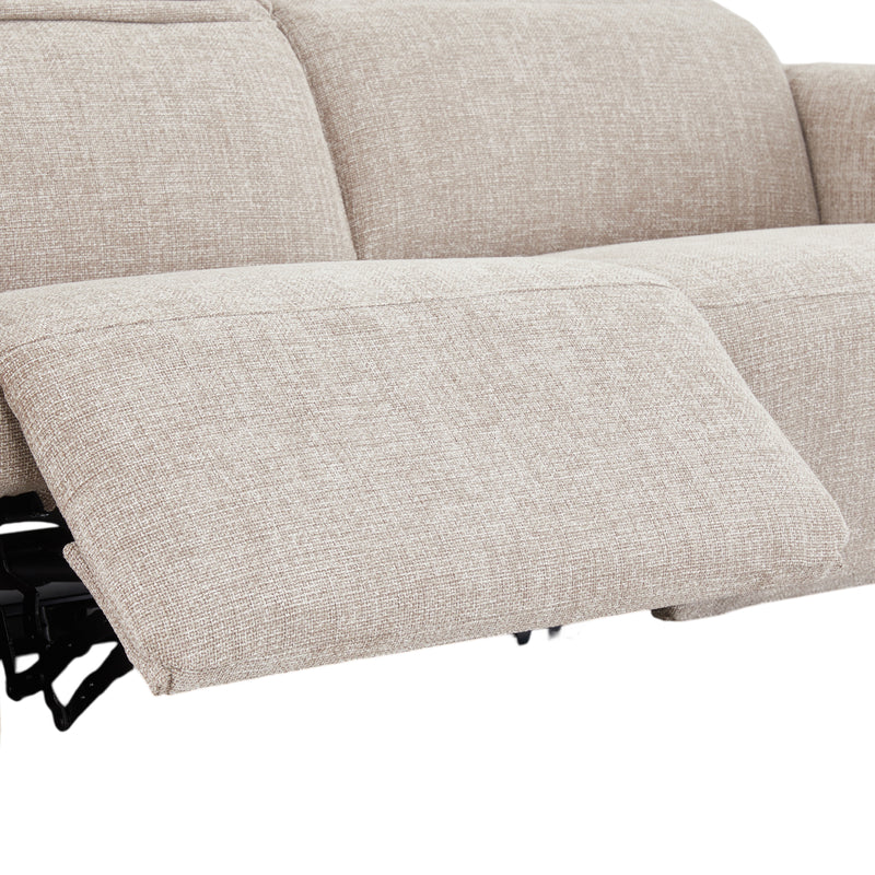 Delta 3+2+1 Seater Fabric Power Recliner with Power Headrest & Zero-Wall Design