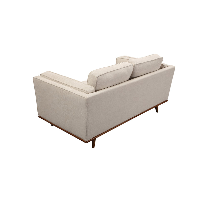 York 3+2 Seater Sofa Fabric/Leatherette Lounge Set with Wooden Frame