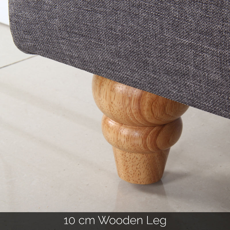 Sean Fabric Bed Headboard In French Provincial Design in Multiple Size and Colors