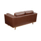 York 3+2 Seater Sofa Fabric or PU Leatherette Lounge Set with Wooden Frame in Multiple Colour