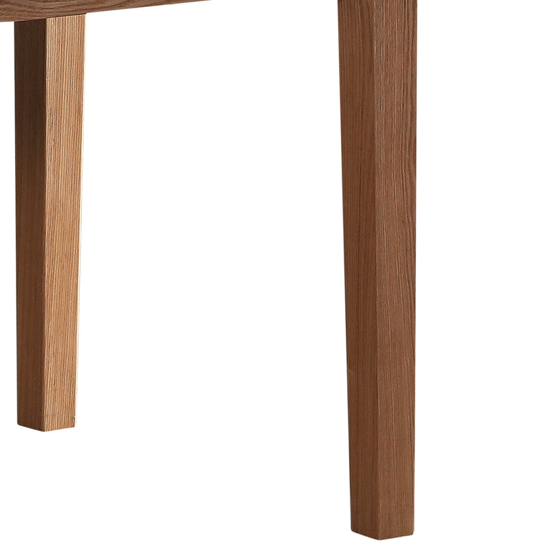 Galaxy Dining Table White Top High Glossy Finish Solid Wooden Base