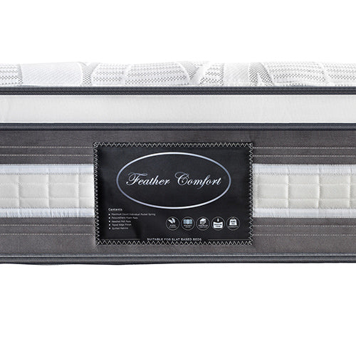 Premium Euro Top Pocket Spring Coil with Knitted Fabric Medium Firm Mattress