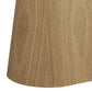 Astoria Hall Table with Sintered Stone Top & Oak Veneer Pedestal Base