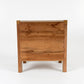 Toffee Timber Look Bedside Table with Drawers