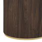 Archie Dining Table with Sintered Stone Top & Timber-Look Finish