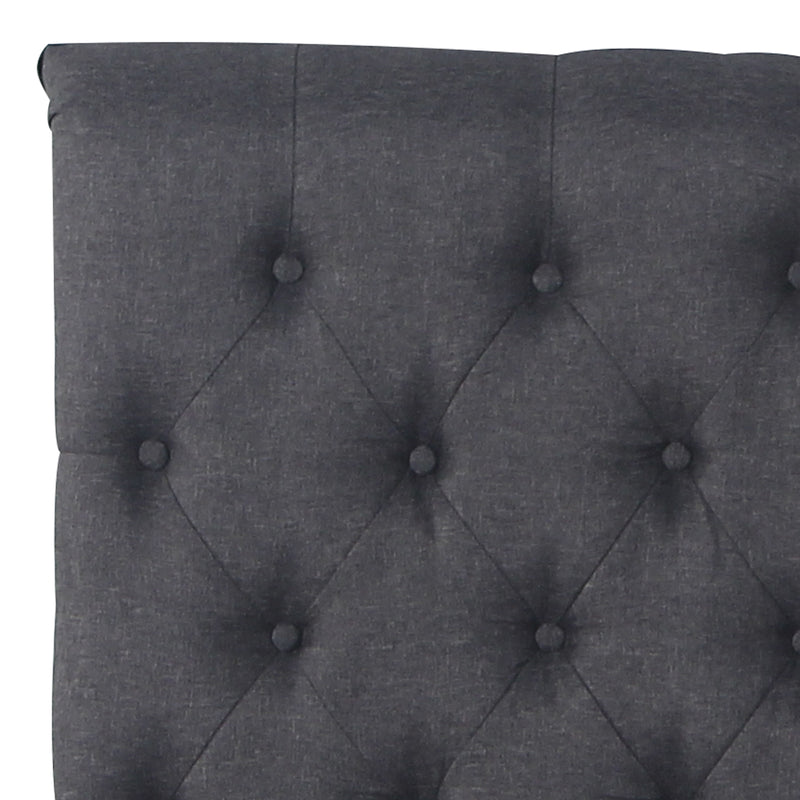 Sean Fabric Bed Headboard In French Provincial Design in Multiple Size and Colors