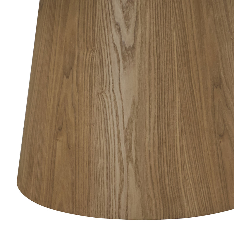 Astoria Dining Table with Sintered Stone Top & Oak Veneer Pedestal Base