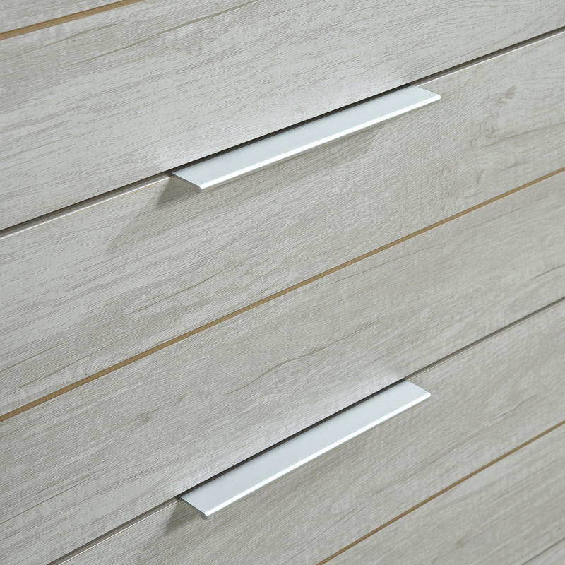 Cielo Natural Wood Like MDF 5 Drawers Tallboy in Multiple Colour