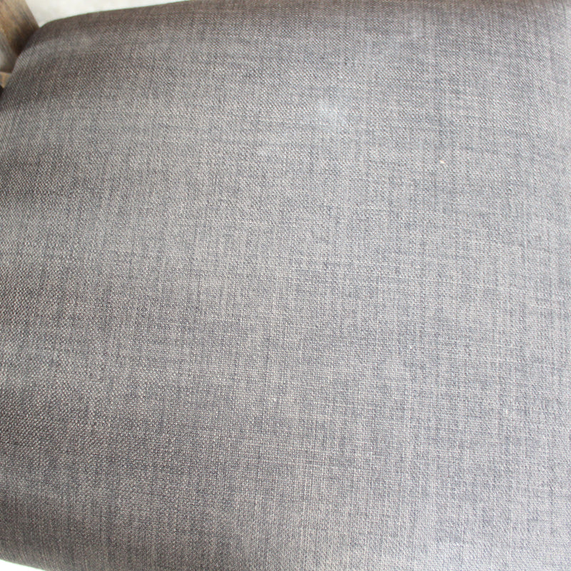 Nowra Solid Acacia Timber Medium Size Dining Table With 6X Linen Upholstered Chair