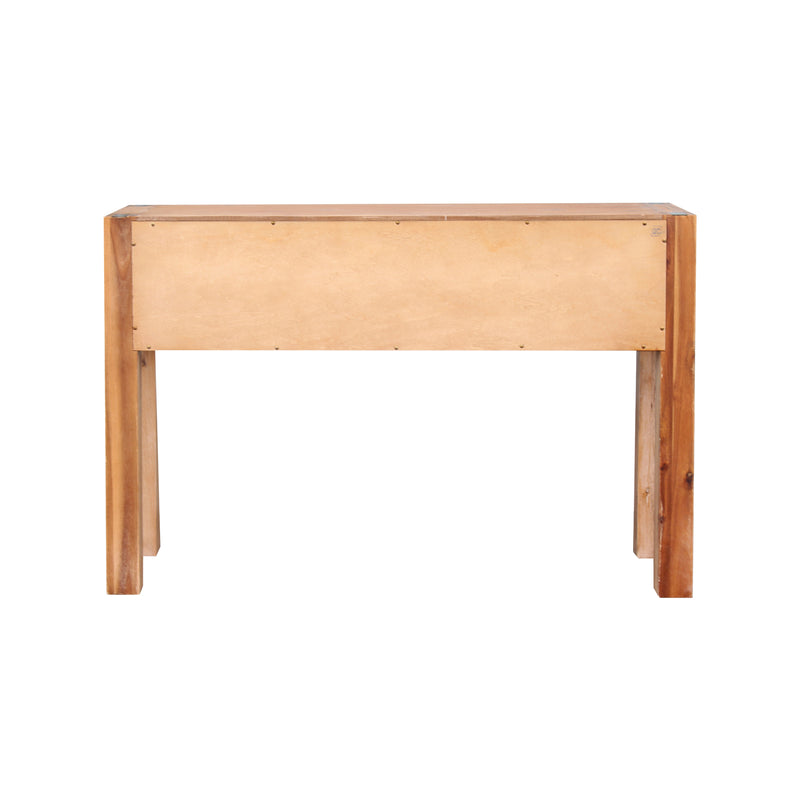 Nowra 2 Drawers Hall Table In Solid Acacia Timber In Multiple Colour