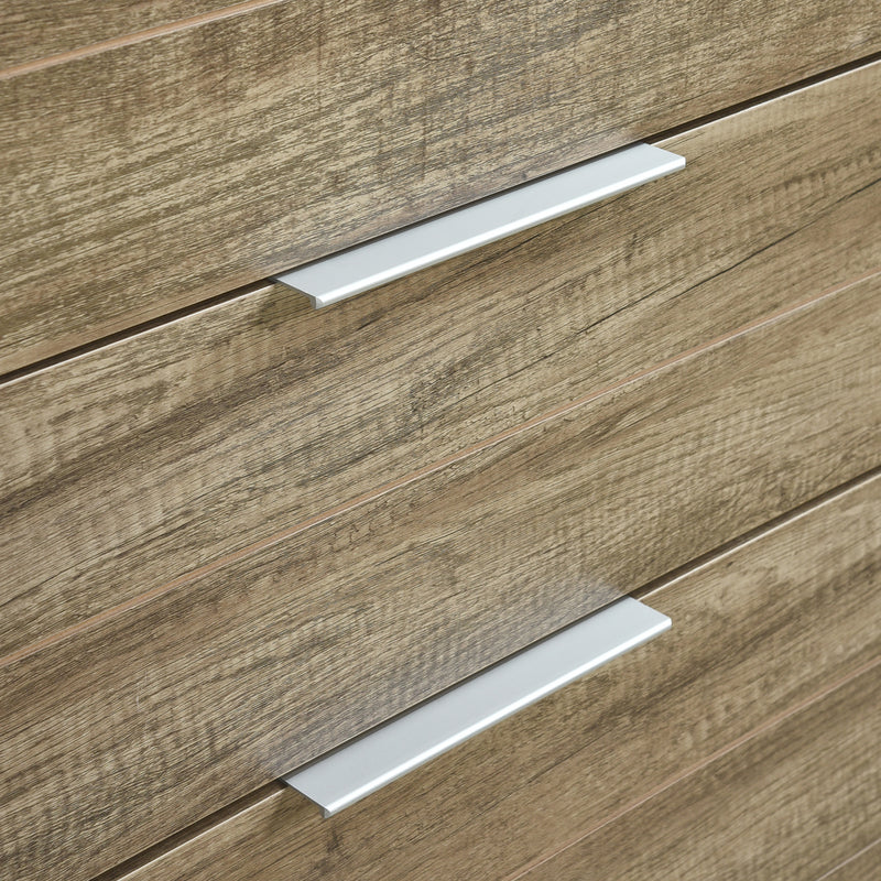 Cielo Natural Wood Like MDF 5 Drawers Tallboy in Multiple Colour