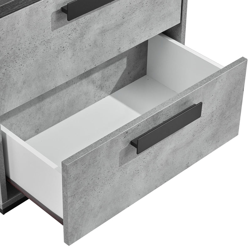 Copper 5/4 Pcs Bedroom Suite Fabric Upholstery MDF In Multiple Size with Dresser and Tallboy