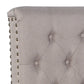 Sean Fabric Bed Headboard In French Provincial Design in Multiple Size and Colors
