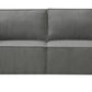 Reno 3 Seater Sofa Beige Colour Fabric Upholstery Wooden Structure Knock down Feature in Back & Arms