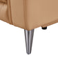 William Top Grain Leather Electric Recliner Chaise Sofa with Storage