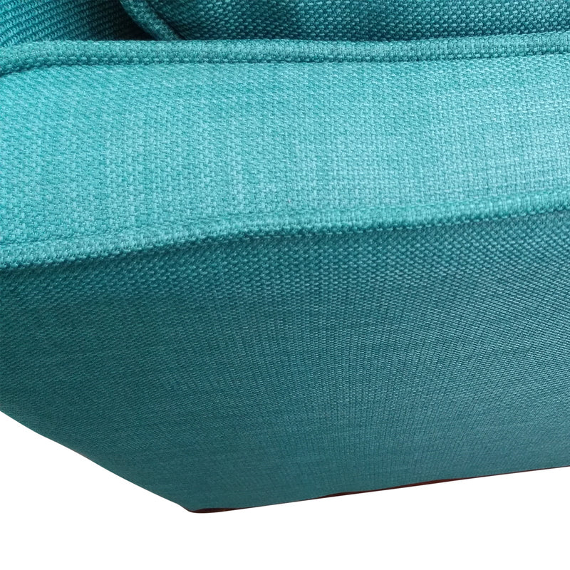 York 3+2 Seater Sofa Fabric/Leatherette Lounge Set with Wooden Frame