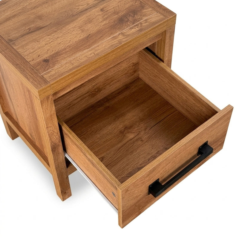 Toffee Bedroom Suite – 5/4 Piece Set with Dresser & Tallboy in Oak Finish