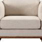 York 3+2 Seater Sofa Fabric or PU Leatherette Lounge Set with Wooden Frame in Multiple Colour