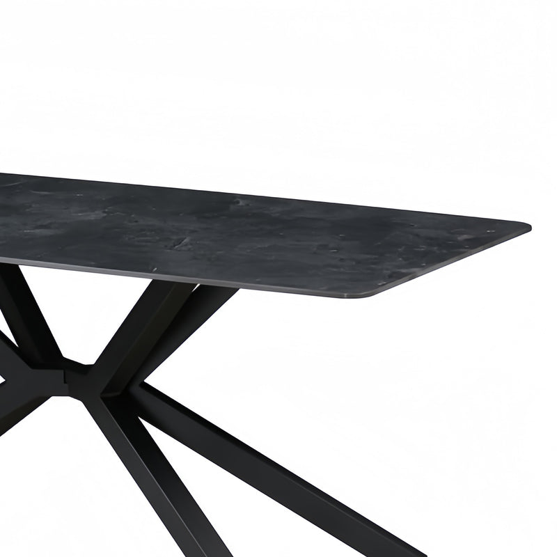 Rex Dining Table 1x with 6pcs Billy Dining Chair