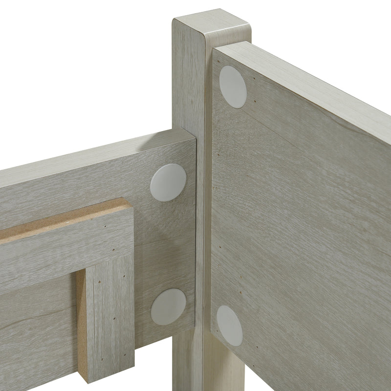 Cielo MDF Bedroom Suite 4 Pcs In Queen White Ash Colour with Tallboy