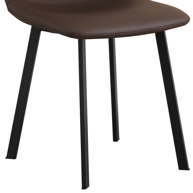 Leo 6X Dining Chair Leather Minimalistic Seat Modern Easy to Clean