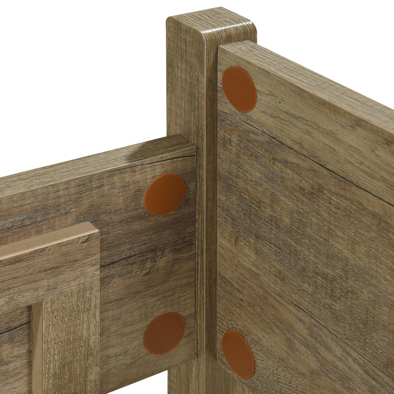 Cielo Natural Wood Like MDF Bedroom Suite 5/4 Pcs In Oak Colour with Dresser and Tallboy