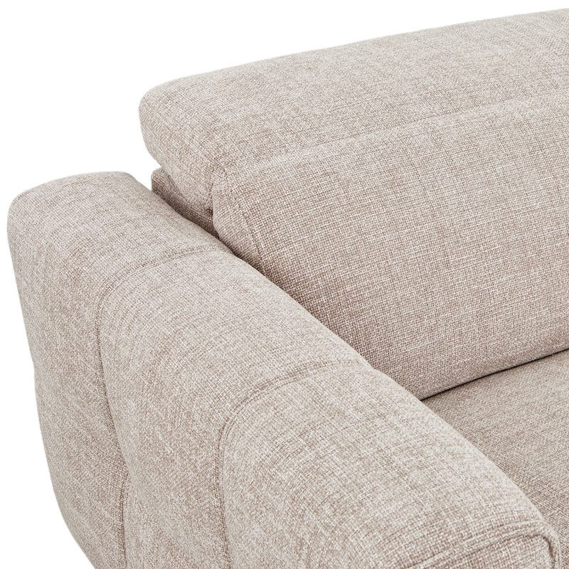 Delta 3+2+1 Seater Fabric Power Recliner with Power Headrest & Zero-Wall Design