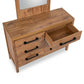 Toffee Bedroom Suite – 5/4 Piece Set with Dresser & Tallboy in Oak Finish