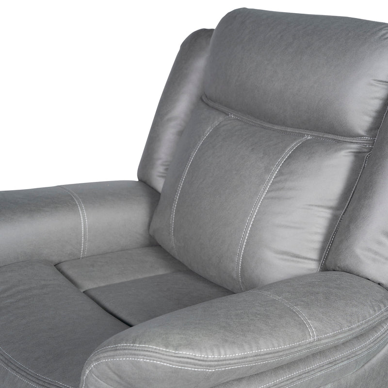 Carlton 3R+2R+1R Finest Fabric Recliner Sturdy Metal Construction